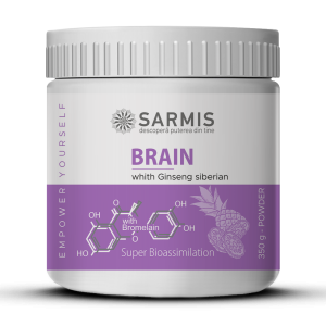 Brain cu Bromelaina - pulbere - 350 g - imagine 1